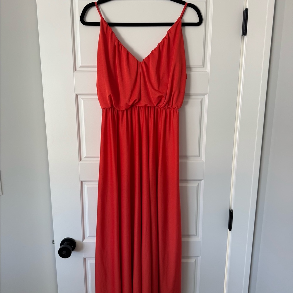 ASOS Vibrant Red Maxi Dress